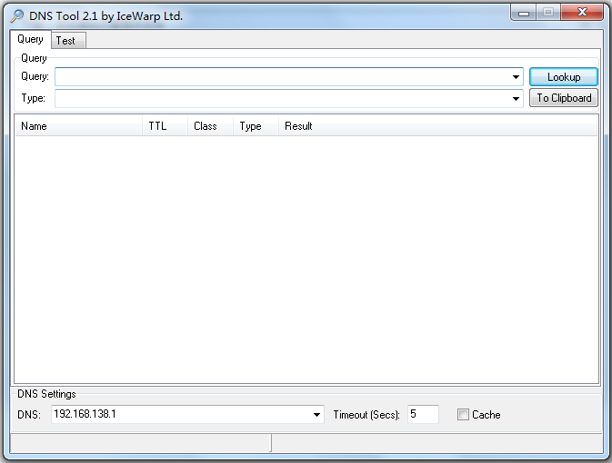 DNS Tool(DNS网络抓包分析工具) V2.1 英文绿色版