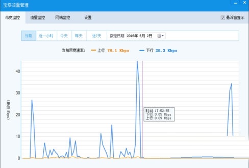 宝塔流量监控软件 官方版 V1.2.0.1