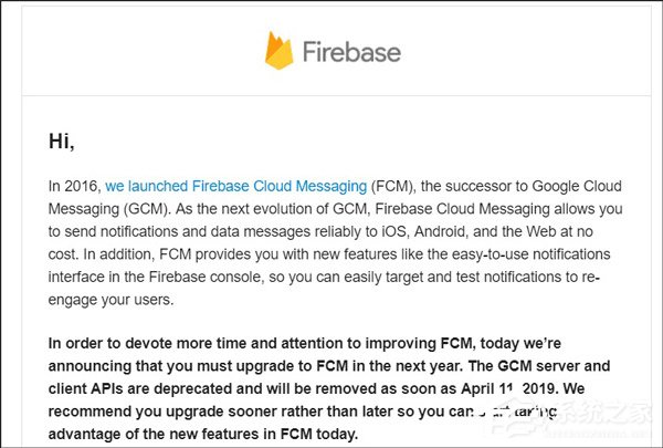 FCM成新宠！谷歌宣布2019停止支持GCM推送服务
