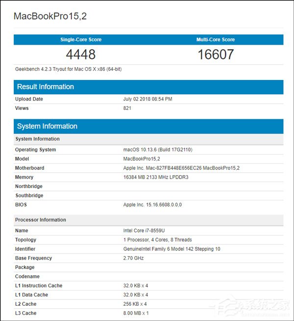 首发i7-8559U！2018款苹果MacBook Pro跑分首曝光