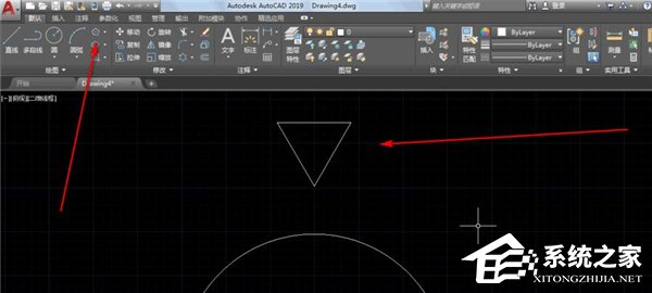 AutoCAD 2019的环形阵列使用方法