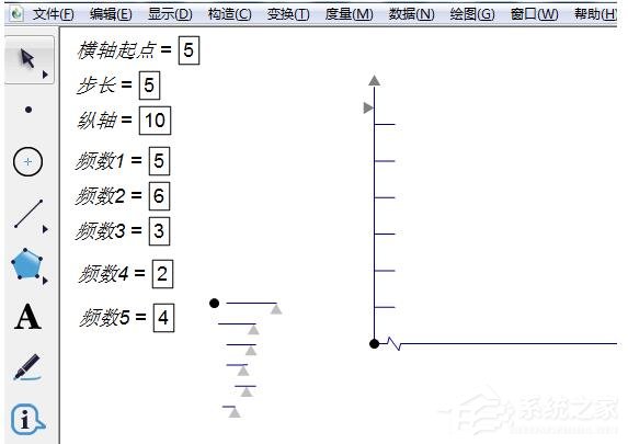 利用几何画板制作频率分布直方图的方法