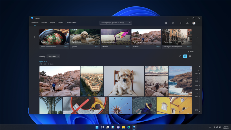 Windows11重新设计的照片应用