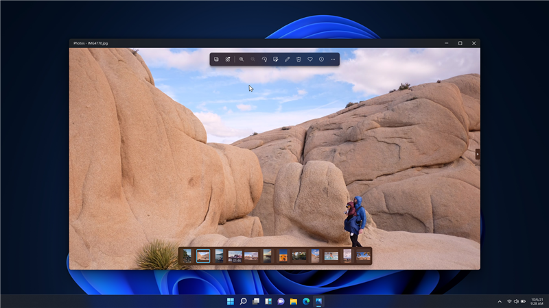 Windows11重新设计的照片应用