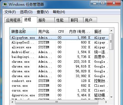 Win7旗舰版系统如何查看程序占用的虚拟