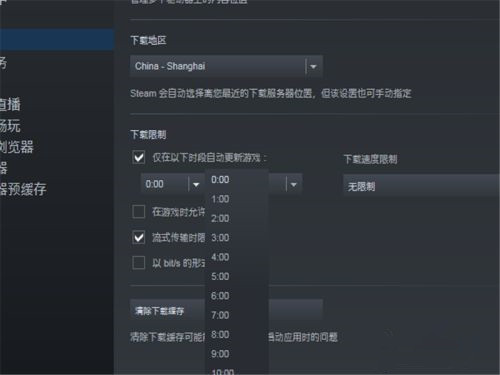 Steam游戏平台如何关闭自动更新