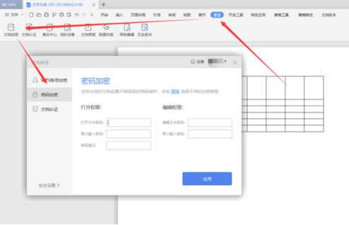 wps加密码怎么设置