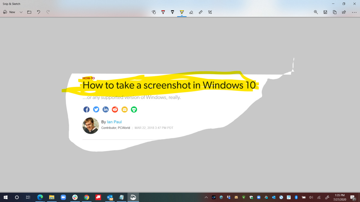 Win10系统怎么拍摄屏幕截图