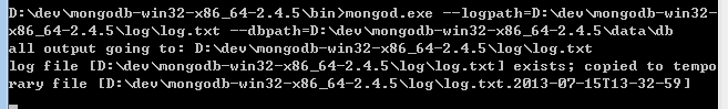 mongodb配置文件详解