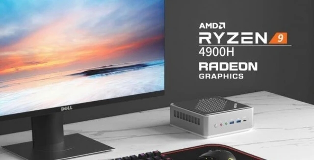 巴掌大小电脑搭Ryzen 9 4900H免费升级W