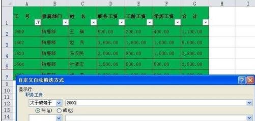 Excel表格怎么筛选出自己想要的内容?