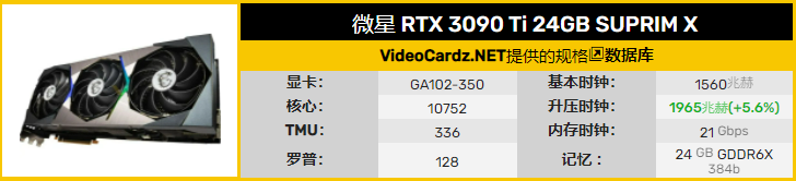 微星宣布定制 GeForce RTX 3090 Ti显卡