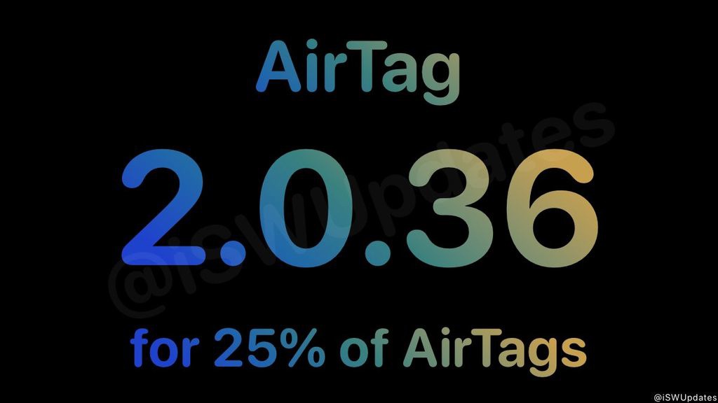 苹果为 AirTag 发布 2A36（2.0.36）固