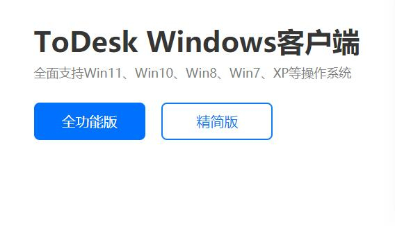 ToDesk全功能版和精简版有什么局别？