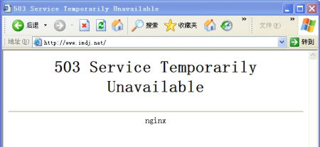 503service unbelievable怎么解决？