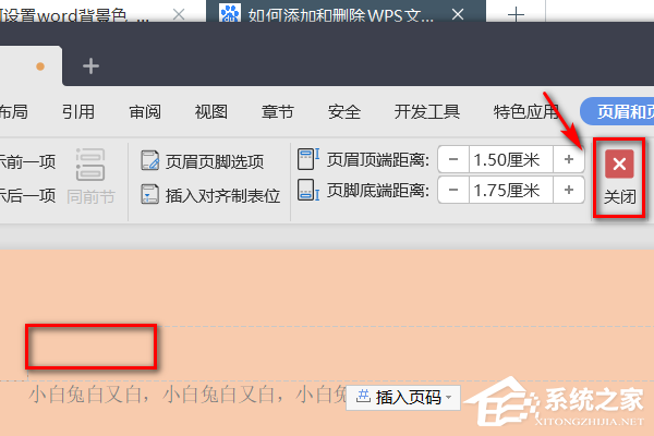 Wps如何删除页眉页脚？