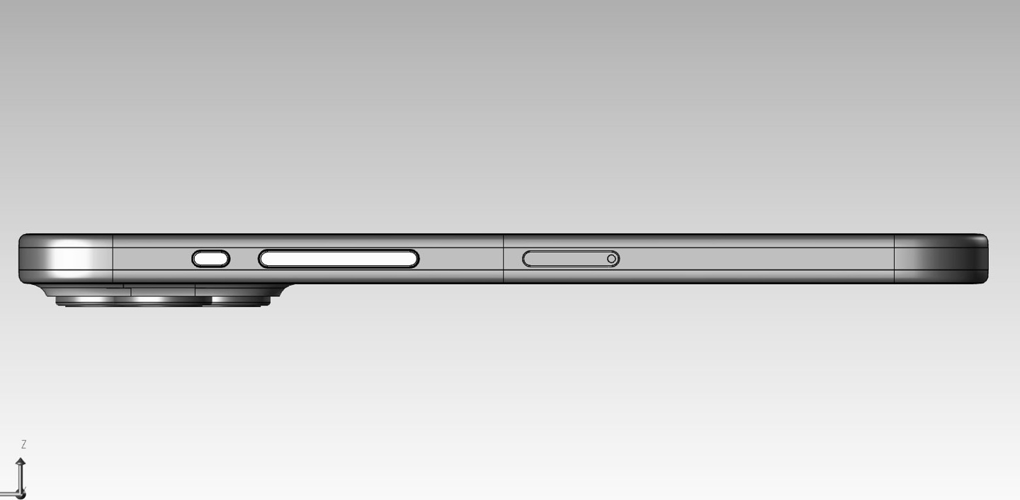 苹果 iPhone 15 Pro 手机 CAD 渲染图曝