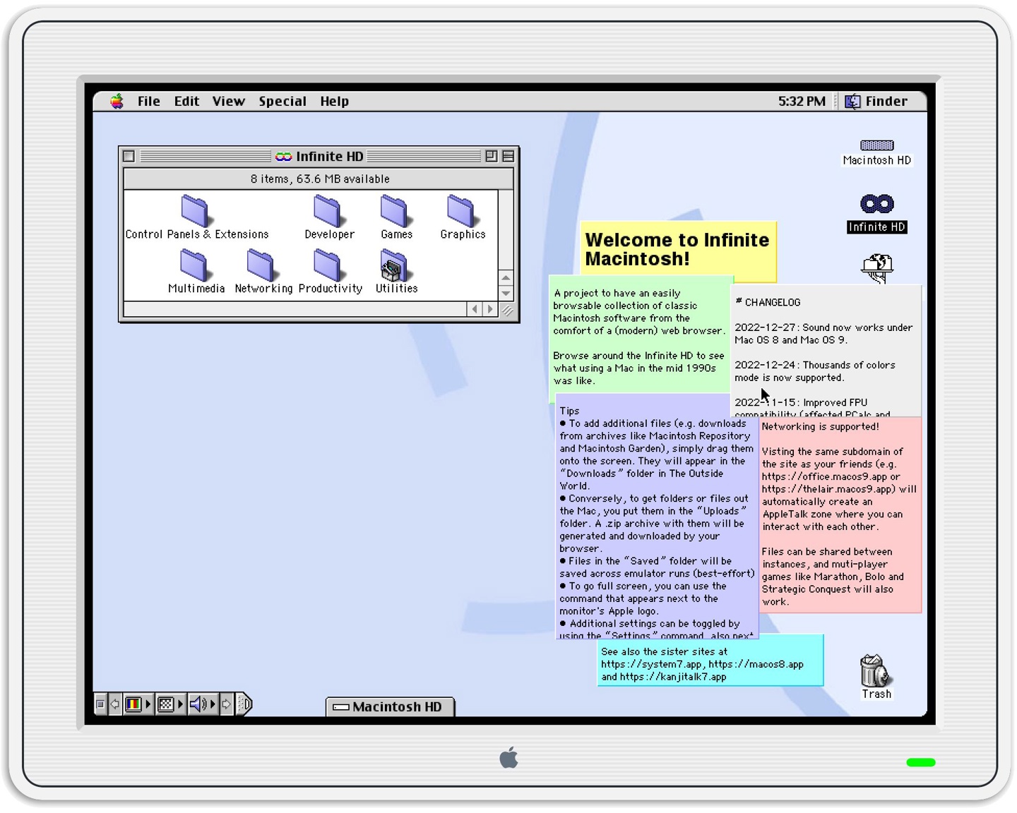 Infinite Mac 系列新作：可在浏览器上