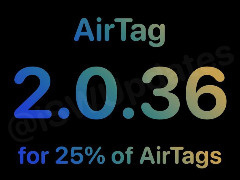 苹果为 AirTag 发布 2A36（2.0.36）固件更新