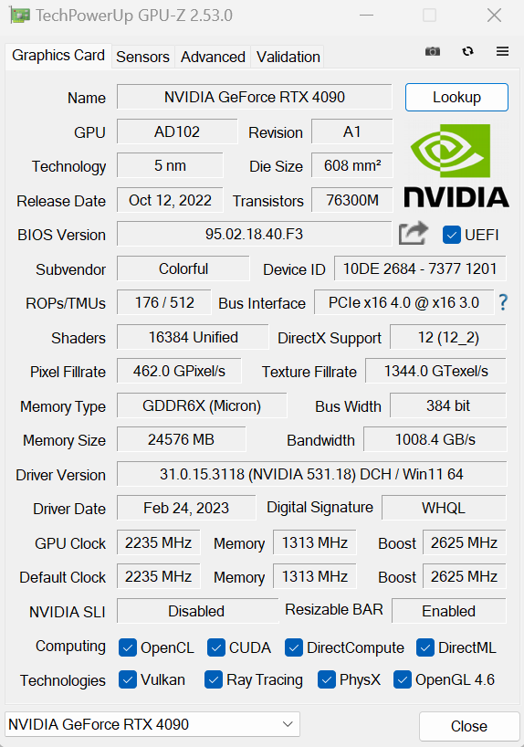 GPU-Z V2.53.0 版本更新，支持 RTX 4070 桌面显卡、40 系移动显卡等